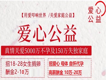 五通桥捐卵助孕生子 爱心志愿者招募